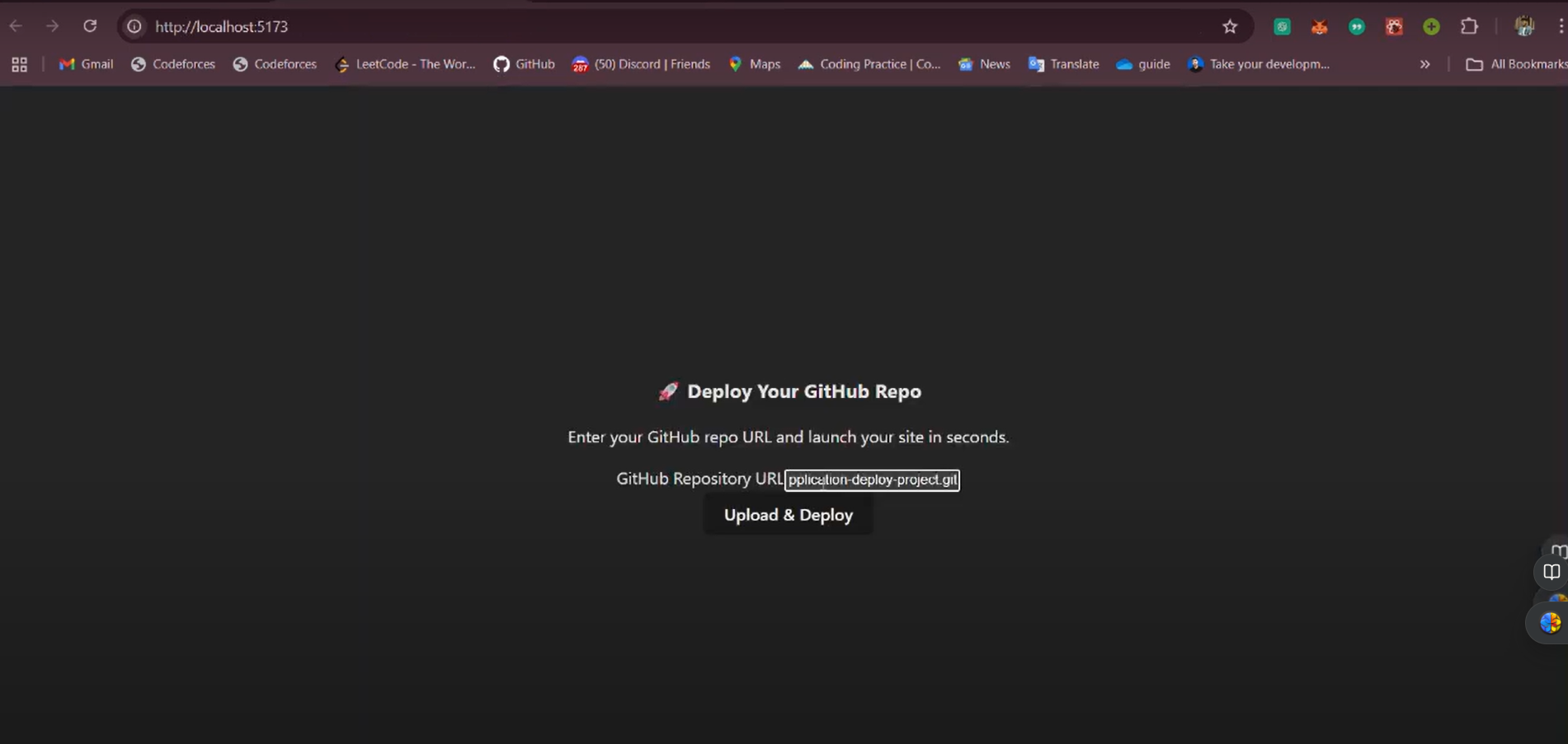 Deployment Application